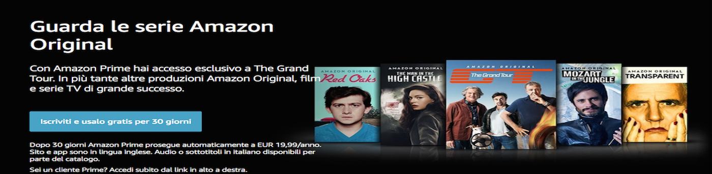 Amazon lancia la sfida a Netflix: Prime Video arriva in 200 Paesi